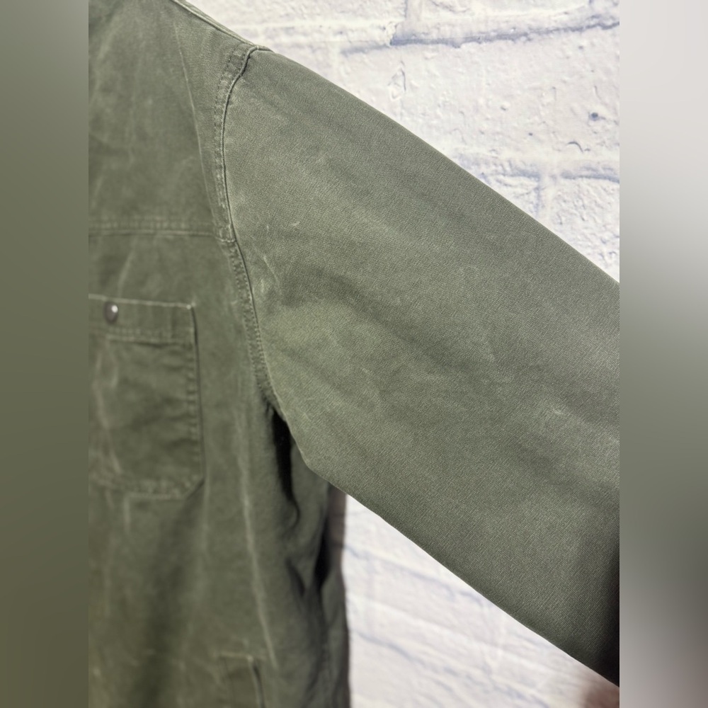 Men’s Vintage Croft & Barrow Shacket, Olive Green, Size Large - Picture 5 of 14